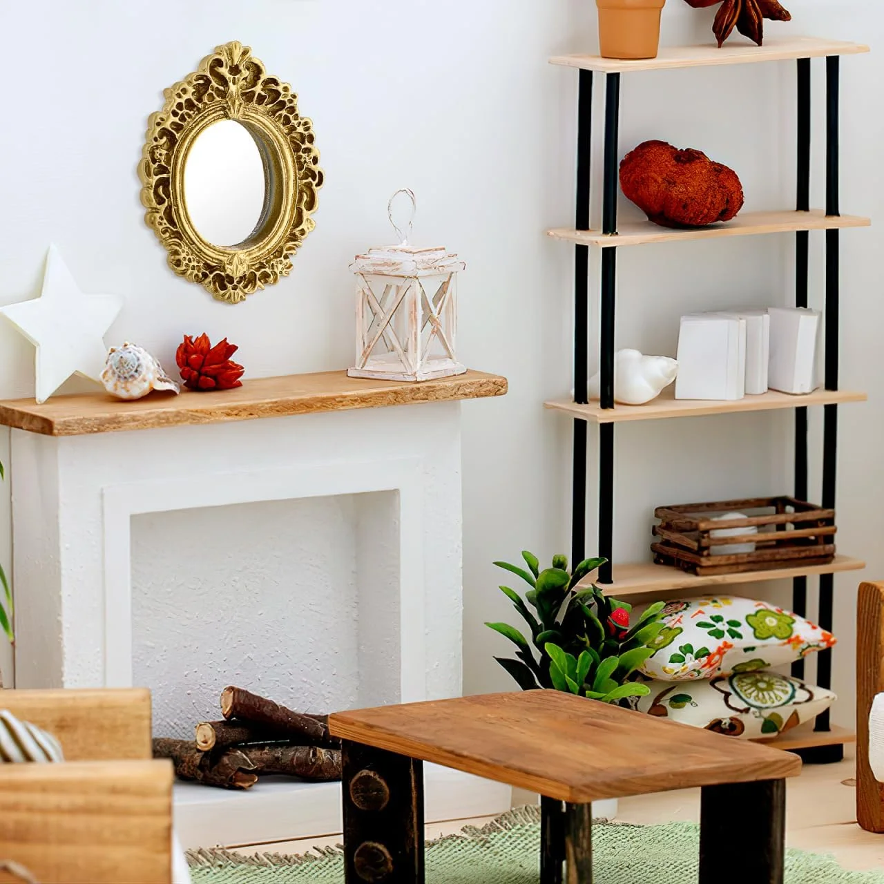 قاب های قدیمی Mipcase: 3 قاب تزئینی مستطیلی بیضی شکل عتیقه آویز دیواری با آینه آویز رترو قاب های قدیمی Mipcase: 3 قاب تزئینی مستطیلی بیضی شکل عتیقه آویز دیواری با آینه آویز رترو