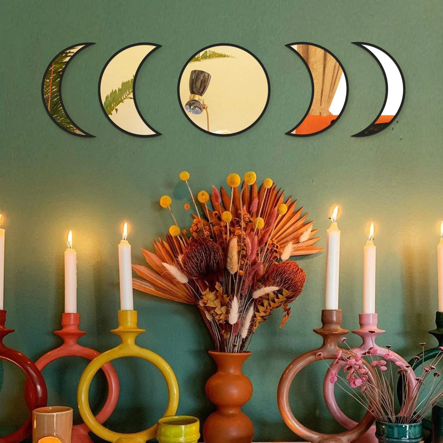 ست آینه دیواری طرح ماه مکس راک، 5 تکه، آینه تزئینی دیواری آکریلیک طبیعی به سبک اسکاندیناوی، آینه ماه بوهمی، آینه دکور خانه برای اتاق نشیمن، اتاق خواب، آپارتمان (آینه آکریلیک) ست آینه دیواری طرح ماه مکس راک، 5 تکه، آینه تزئینی دیواری آکریلیک طبیعی به سبک اسکاندیناوی، آینه ماه بوهمی، آینه دکور خانه برای اتاق نشیمن، اتاق خواب، آپارتمان (آینه آکریلیک)