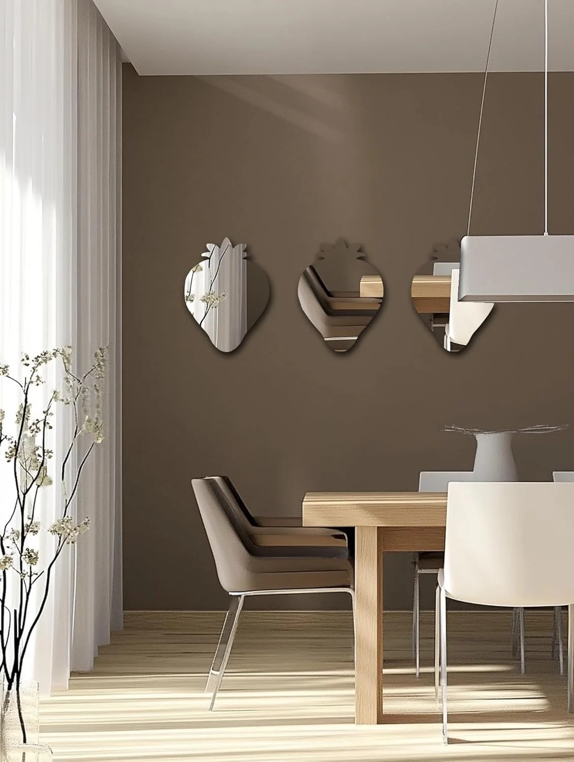 آینه تزئینی توت فرنگی اکرلیک MACGIKMIRO، نشکن، بدون قاب و ضد خرد شدن، مناسب برای دکوراسیون اتاق منزل، هدیه برای کودکان، زنان و مردان آینه تزئینی توت فرنگی اکرلیک MACGIKMIRO، نشکن، بدون قاب و ضد خرد شدن، مناسب برای دکوراسیون اتاق منزل، هدیه برای کودکان، زنان و مردان