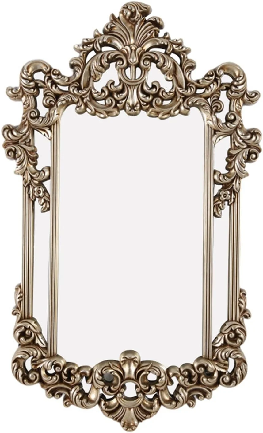 آینه تزئینی بزرگ حکاکی شده طرح قدیمی KXWOQ3ED، آینه دیواری باروک 74x120 سانتی متر، طرح اروپایی عتیقه، آینه آویز زینتی برای دکوراسیون منزل، اتاق نشیمن، ورودی (نقره ای) آینه تزئینی بزرگ حکاکی شده طرح قدیمی KXWOQ3ED، آینه دیواری باروک 74x120 سانتی متر، طرح اروپایی عتیقه، آینه آویز زینتی برای دکوراسیون منزل، اتاق نشیمن، ورودی (نقره ای)