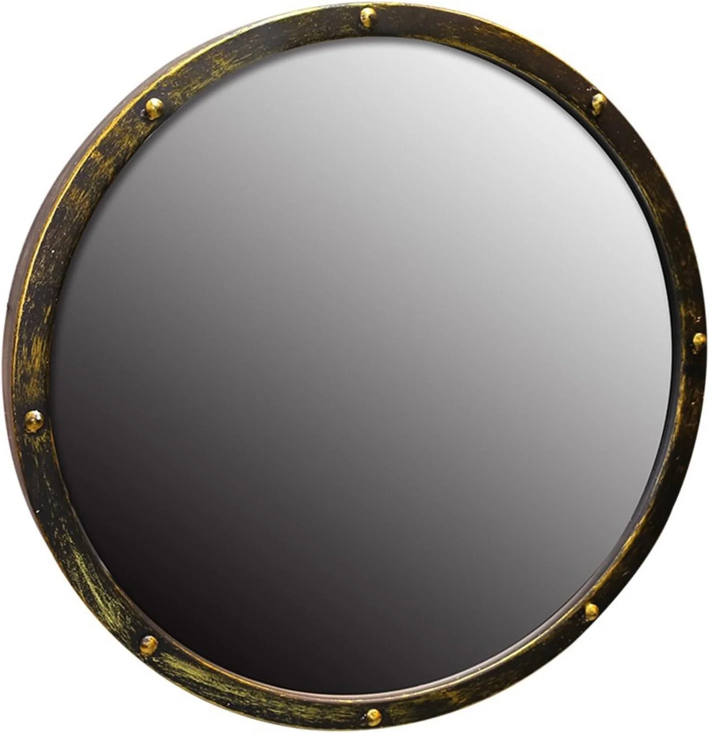 آینه تزئینی گرد KXWOQ3ED، آینه دیواری وینتیج روستایی با قاب فلزی، دکوراسیون دیواری به سبک صنعتی برای حمام، اتاق خواب، اتاق نشیمن، ورودی (70 سانتی متر) آینه تزئینی گرد KXWOQ3ED، آینه دیواری وینتیج روستایی با قاب فلزی، دکوراسیون دیواری به سبک صنعتی برای حمام، اتاق خواب، اتاق نشیمن، ورودی (70 سانتی متر)