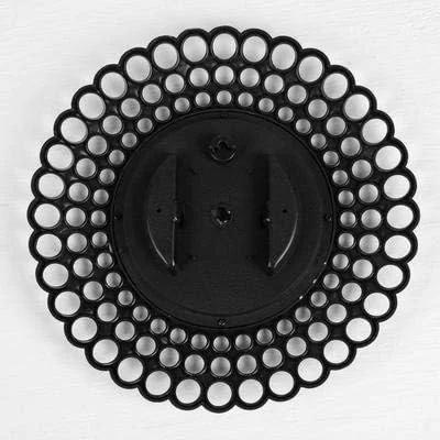 ست 3 تایی آینه های تزئینی GMMH، آینه های آویز، آینه های دیواری، گرد، دکوری، 26 سانتی متر، قاب پلاستیکی (طلایی)