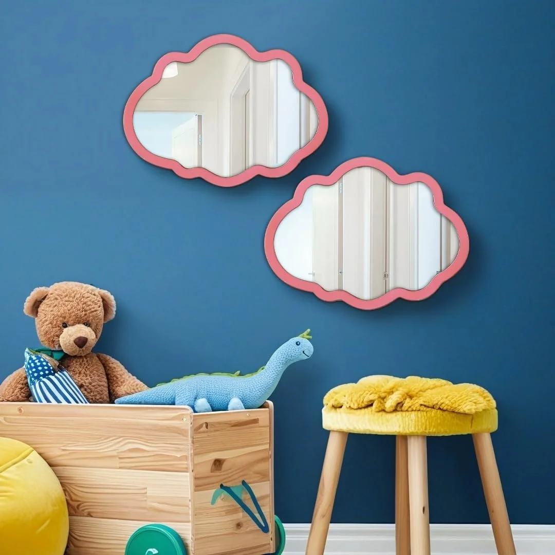 آینه ابری صورتی روستیک سینتوسین، 30 در 40 سانتی متر، آینه های کوچک دست ساز با قاب چوبی رنگ پریده برای دیوار اتاق کودک دخترانه، آینه های تزئینی زیبا برای دکور دیوار اتاق نشیمن، اتاق خواب، ورودی آینه ابری صورتی روستیک سینتوسین، 30 در 40 سانتی متر، آینه های کوچک دست ساز با قاب چوبی رنگ پریده برای دیوار اتاق کودک دخترانه، آینه های تزئینی زیبا برای دکور دیوار اتاق نشیمن، اتاق خواب، ورودی