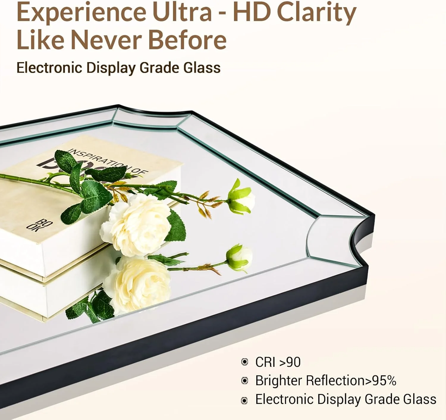 آینه دکوراتیو ماه مدل Scalloped، آینه مستطیلی مشکی رنگ مناسب حمام، ابعاد 56x76 سانتی متر، آینه ضد زنگ مناسب روشویی با برش های منحنی، آینه تزئینی وینتیج آینه دکوراتیو ماه مدل Scalloped، آینه مستطیلی مشکی رنگ مناسب حمام، ابعاد 56x76 سانتی متر، آینه ضد زنگ مناسب روشویی با برش های منحنی، آینه تزئینی وینتیج