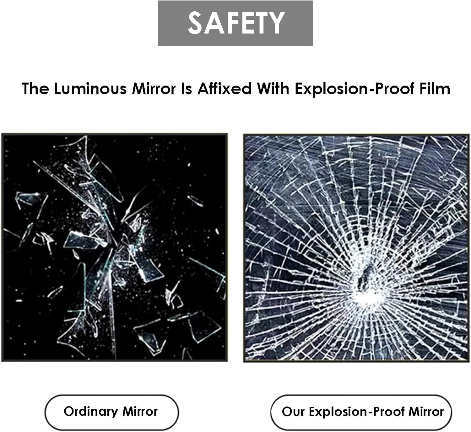 آینه آویز سقفی BXKCFYBSQ، آینه دیواری گرد تزئینی، آینه آرایش HD حمام، مناسب برای اصلاح صورت در حمام (مشکی، 80 سانتی متر) آینه آویز سقفی BXKCFYBSQ، آینه دیواری گرد تزئینی، آینه آرایش HD حمام، مناسب برای اصلاح صورت در حمام (مشکی، 80 سانتی متر)