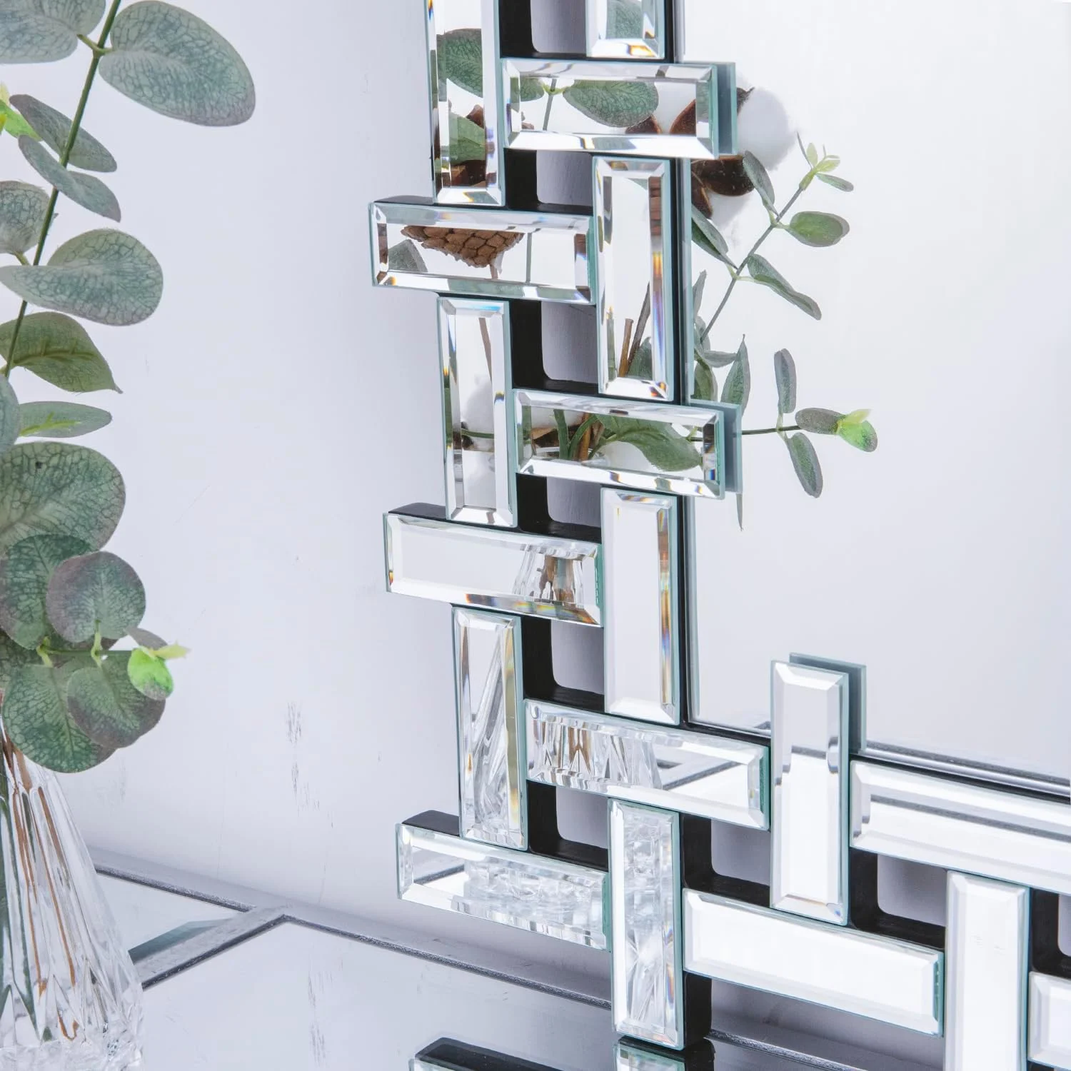 آینه تزئینی Autdot برای اتاق نشیمن، 120x80 سانتی متر، آینه دیواری بزرگ با قاب شیشه ای تراش خورده، آینه مدرن برای اتاق غذاخوری، ورودی، شومینه، اتاق خواب آینه تزئینی Autdot برای اتاق نشیمن، 120x80 سانتی متر، آینه دیواری بزرگ با قاب شیشه ای تراش خورده، آینه مدرن برای اتاق غذاخوری، ورودی، شومینه، اتاق خواب