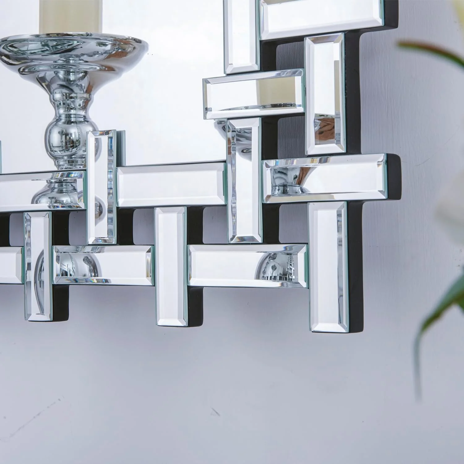 آینه تزئینی Autdot برای اتاق نشیمن، 120x80 سانتی متر، آینه دیواری بزرگ با قاب شیشه ای تراش خورده، آینه مدرن برای اتاق غذاخوری، ورودی، شومینه، اتاق خواب آینه تزئینی Autdot برای اتاق نشیمن، 120x80 سانتی متر، آینه دیواری بزرگ با قاب شیشه ای تراش خورده، آینه مدرن برای اتاق غذاخوری، ورودی، شومینه، اتاق خواب