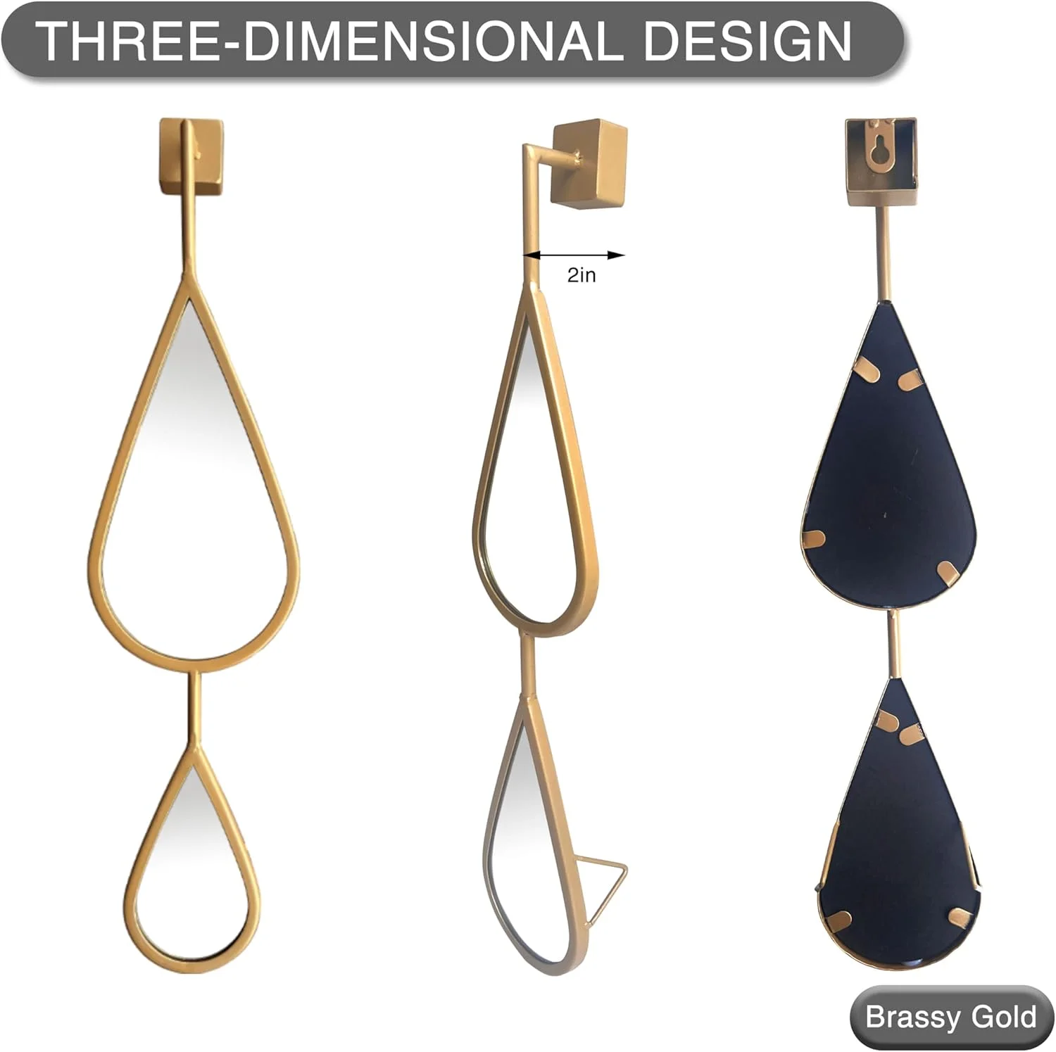 آینه دیواری BAODANFU، آینه های تزئینی دیواری، دکور آویز، شکل قطره اشک، طلایی، مناسب اتاق خواب، اتاق نشیمن، ورودی، روشویی حمام، قاب فلزی طلایی برنجی، مجموعه 5 عددی آینه آینه دیواری BAODANFU، آینه های تزئینی دیواری، دکور آویز، شکل قطره اشک، طلایی، مناسب اتاق خواب، اتاق نشیمن، ورودی، روشویی حمام، قاب فلزی طلایی برنجی، مجموعه 5 عددی آینه