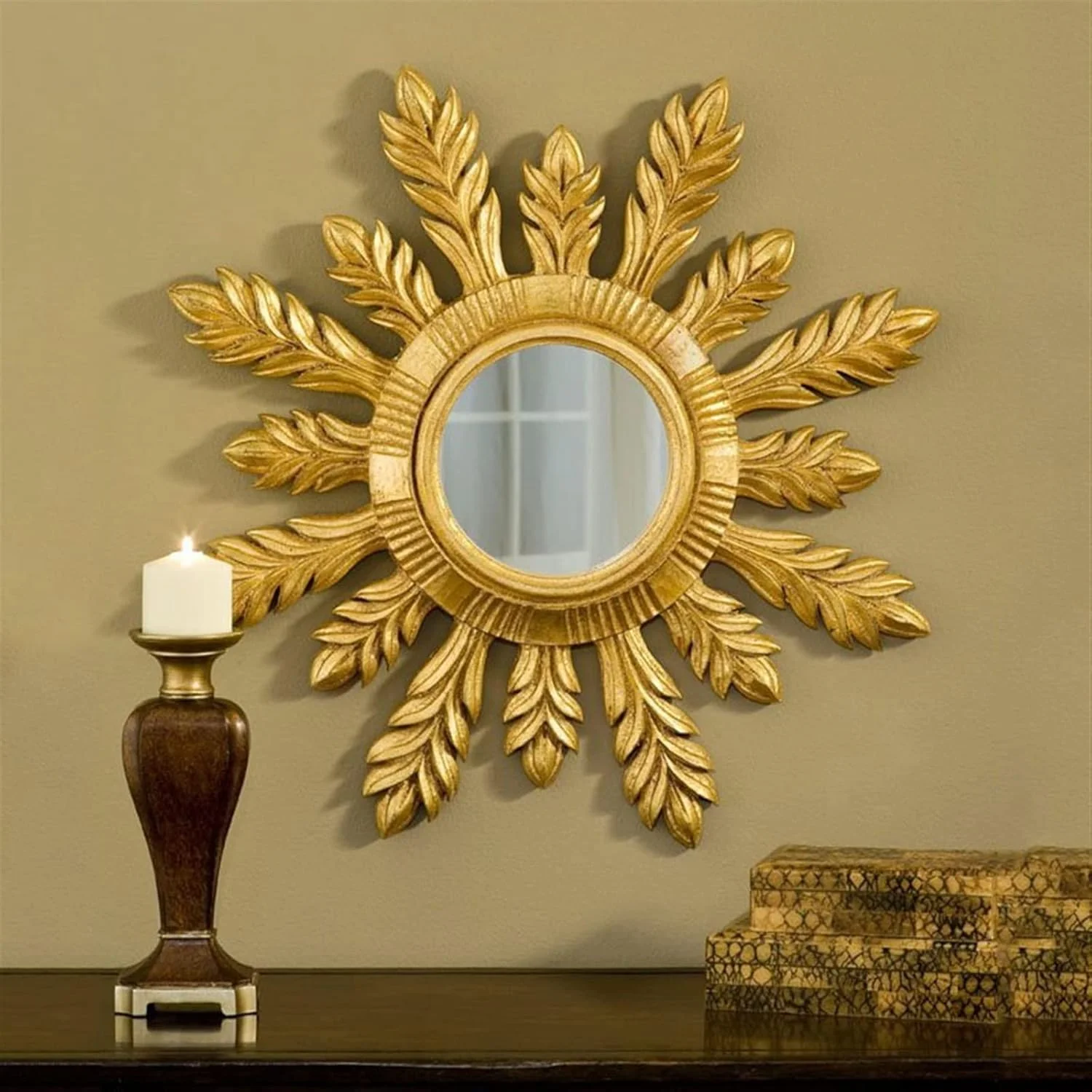 آینه دیواری حمام AQHCGS، آینه تزئینی خورشیدی اتاق نشیمن، آینه راهرو، دکوراسیون دیوار پس زمینه تلویزیون آینه دیواری حمام AQHCGS، آینه تزئینی خورشیدی اتاق نشیمن، آینه راهرو، دکوراسیون دیوار پس زمینه تلویزیون