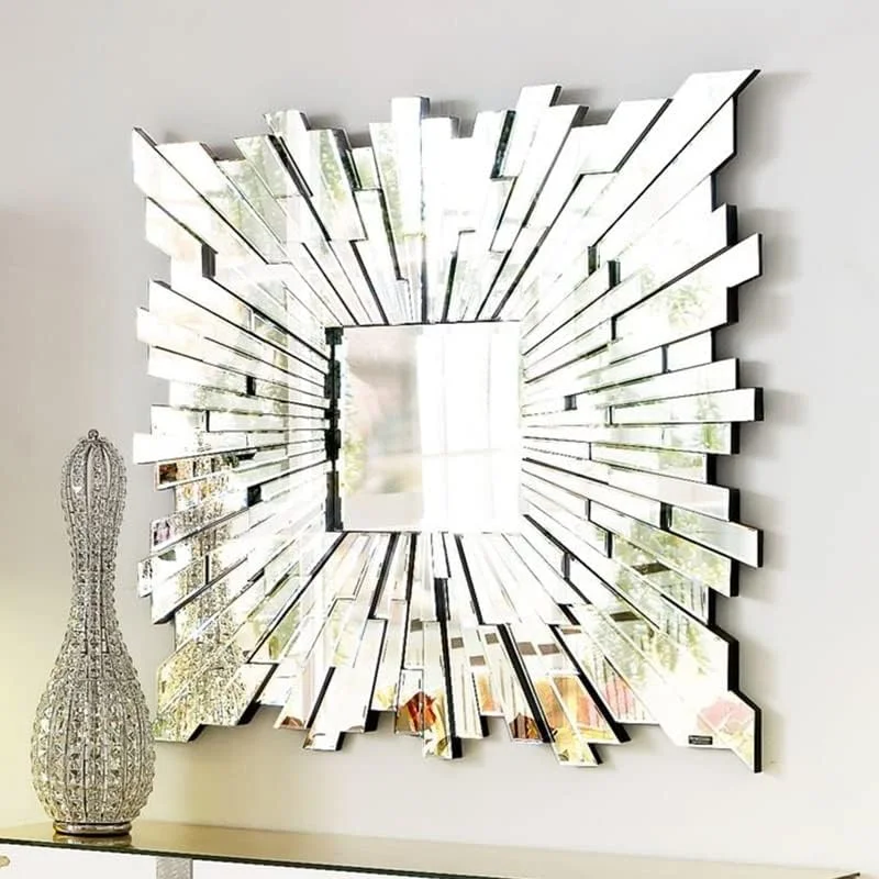 آینه مربعی AQHCGS مناسب حمام، راهرو، آینه تزئینی، اتاق نشیمن، ورودی، دیوار پشتی مبل، آینه آویز دیواری، آینه حمام آینه مربعی AQHCGS مناسب حمام، راهرو، آینه تزئینی، اتاق نشیمن، ورودی، دیوار پشتی مبل، آینه آویز دیواری، آینه حمام