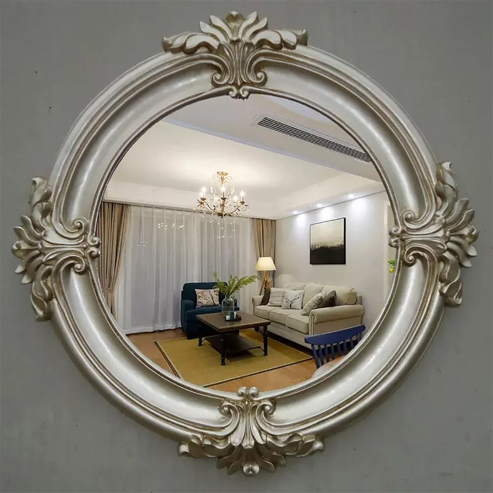 آینه دیواری دایره ای، آینه دکوراتیو شیک 58 سانتی متری، آینه آرایشی گرد مناسب شومینه، حمام و میز آرایش (شامپاینی) آینه دیواری دایره ای، آینه دکوراتیو شیک 58 سانتی متری، آینه آرایشی گرد مناسب شومینه، حمام و میز آرایش (شامپاینی)