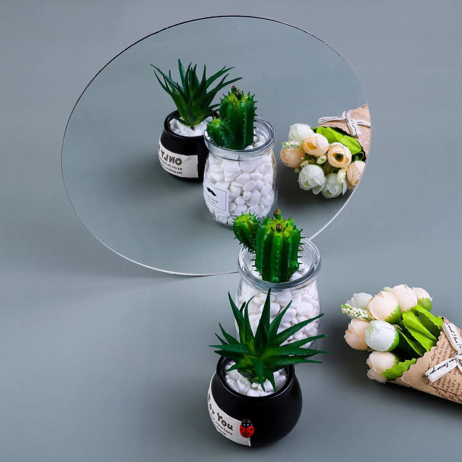 آینه های گرد اکریلیک خود چسب 6 عددی، صفحه غیر شیشه ای، ورق های پلاستیکی انعطاف پذیر، استیکرهای دیواری آینه کوچک بدون قاب برای دکوراسیون دیوار خانه یا میز عروسی آینه های گرد اکریلیک خود چسب 6 عددی، صفحه غیر شیشه ای، ورق های پلاستیکی انعطاف پذیر، استیکرهای دیواری آینه کوچک بدون قاب برای دکوراسیون دیوار خانه یا میز عروسی