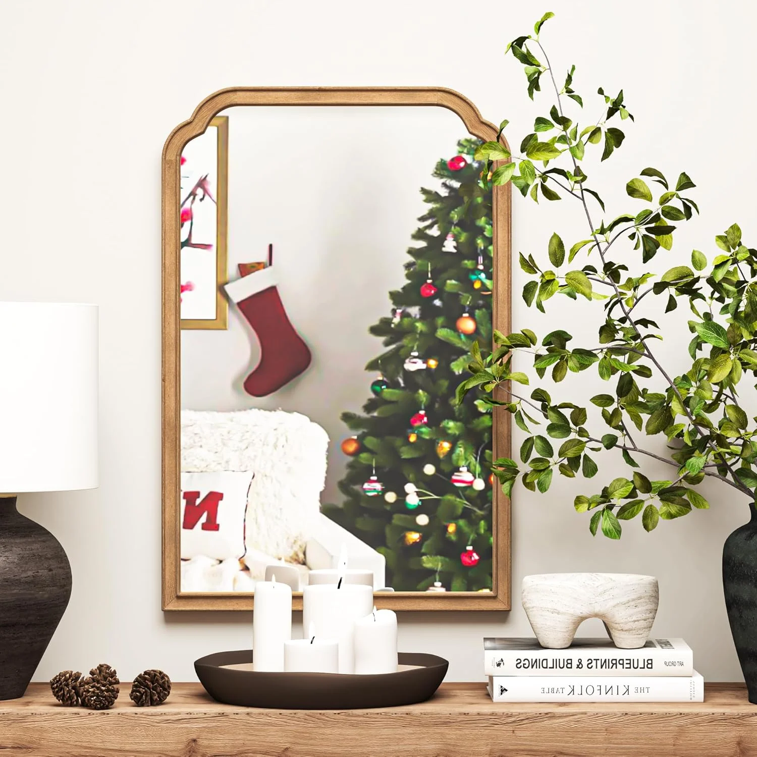 آینه حمام چوبی جامد Acovy با ابعاد 50x75 سانتیمتر، شیشه حرارت دیده، مناسب نصب دیواری، آینه دیواری با قاب چوبی روستیک، تزئینی برای ورودی، آینه اتاق نشیمن، اتاق خواب، آینه روشویی، قهوهای آینه حمام چوبی جامد Acovy با ابعاد 50x75 سانتیمتر، شیشه حرارت دیده، مناسب نصب دیواری، آینه دیواری با قاب چوبی روستیک، تزئینی برای ورودی، آینه اتاق نشیمن، اتاق خواب، آینه روشویی، قهوهای