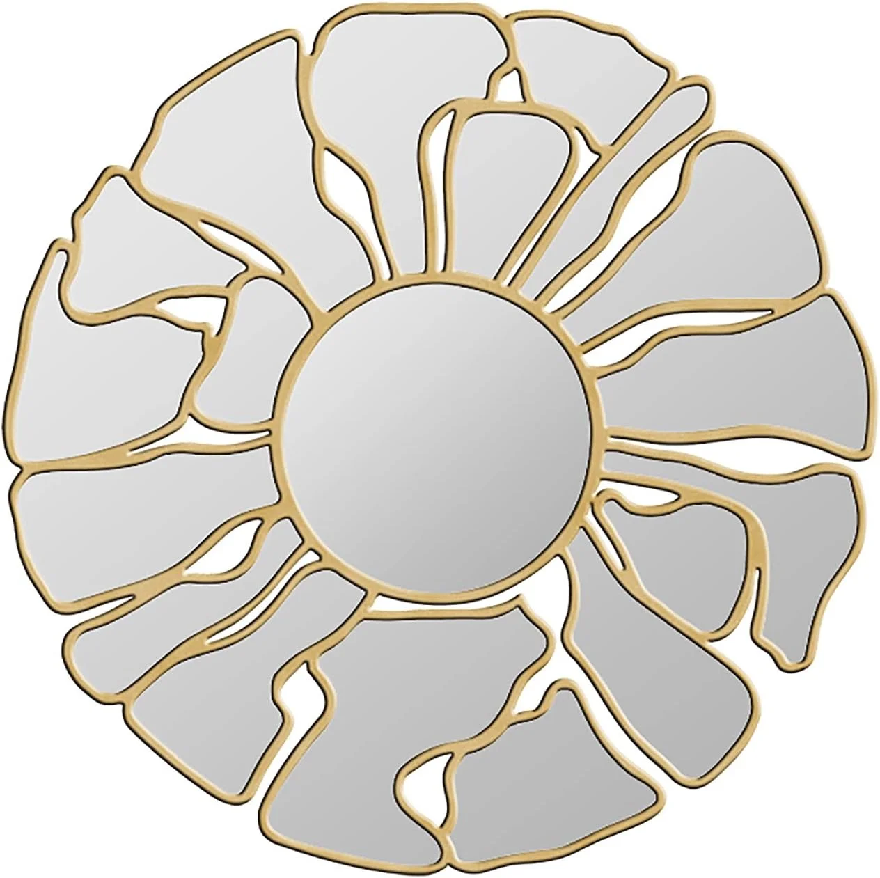 آینه دیواری آویز ایبیاچجِیکِیالاِم، آینه تزئینی آویز دیواری برای اتاق خواب، نشیمن، آشپزخانه، 70 در 70 سانتی متر آینه دیواری آویز ایبیاچجِیکِیالاِم، آینه تزئینی آویز دیواری برای اتاق خواب، نشیمن، آشپزخانه، 70 در 70 سانتی متر