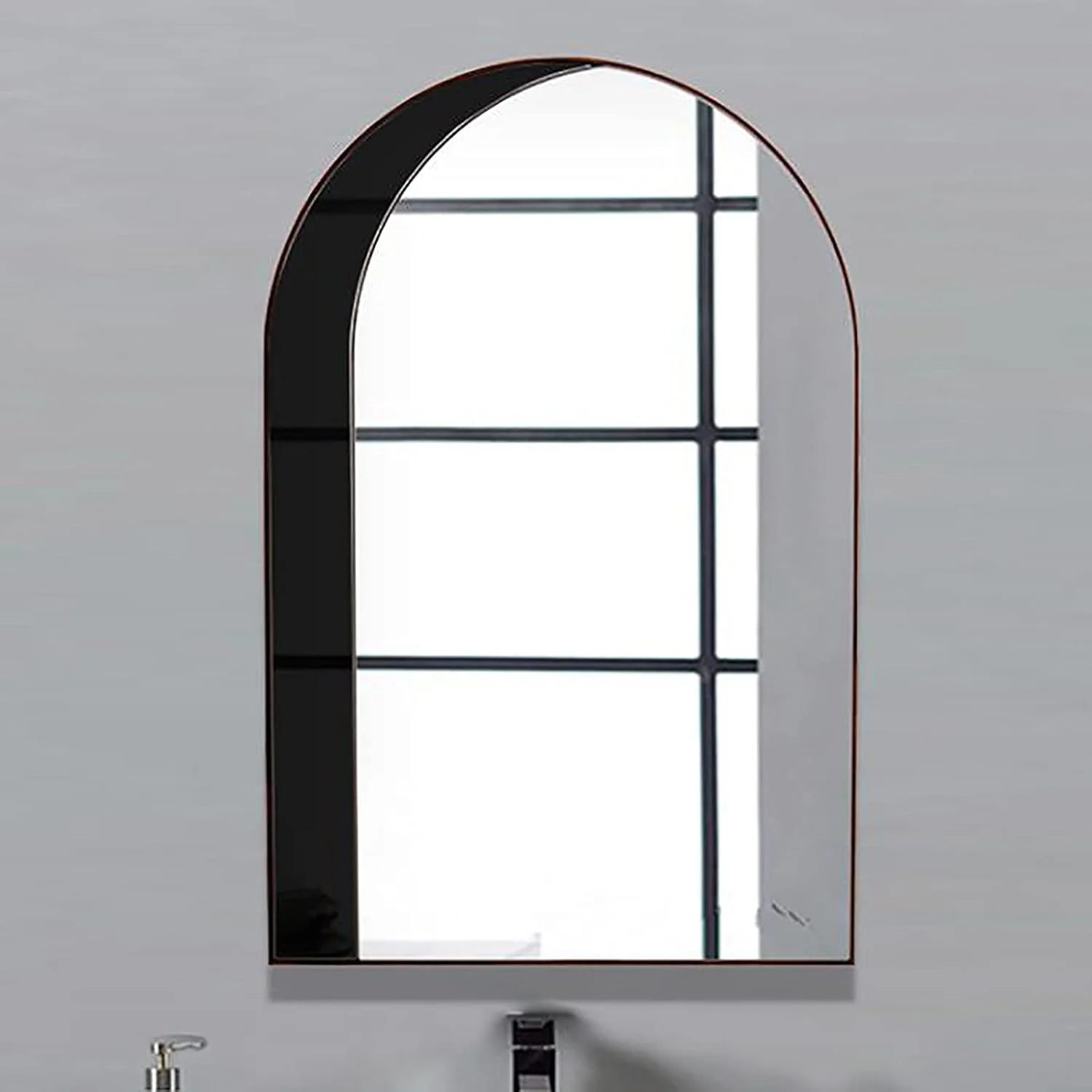 آینه قوسی ABHJKLM، آینه دیواری تزئینی، آینه خانگی برای حمام، اثر هنری منحصربهفرد مناسب برای اتاق نشیمن، اتاق خواب، ورودی آینه قوسی ABHJKLM، آینه دیواری تزئینی، آینه خانگی برای حمام، اثر هنری منحصربهفرد مناسب برای اتاق نشیمن، اتاق خواب، ورودی