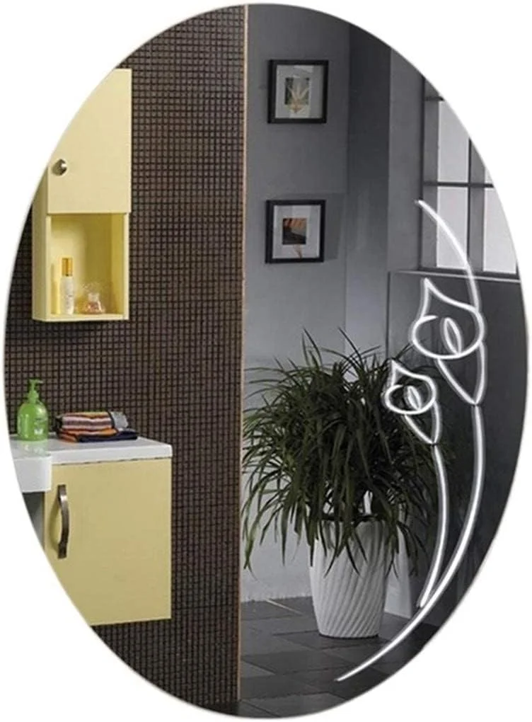 آینه بدون قاب ABHJKLM، قابل نصب روی دیوار، مناسب برای اتاق نشیمن، آینه تزئینی، مناسب برای سرویس بهداشتی، آینه آرایشی با طراحی نقاشی دستی آینه بدون قاب ABHJKLM، قابل نصب روی دیوار، مناسب برای اتاق نشیمن، آینه تزئینی، مناسب برای سرویس بهداشتی، آینه آرایشی با طراحی نقاشی دستی