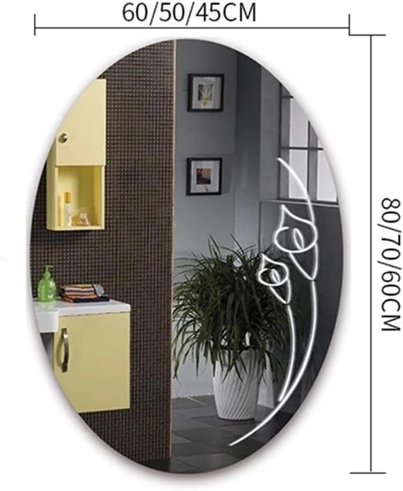 آینه بدون قاب ABHJKLM، قابل نصب روی دیوار، مناسب برای اتاق نشیمن، آینه تزئینی، مناسب برای سرویس بهداشتی، آینه آرایشی با طراحی نقاشی دستی آینه بدون قاب ABHJKLM، قابل نصب روی دیوار، مناسب برای اتاق نشیمن، آینه تزئینی، مناسب برای سرویس بهداشتی، آینه آرایشی با طراحی نقاشی دستی