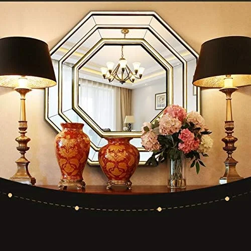 آینه تزئینی 8 ضلعی ABHJKLM، کاشی آینه ای، استیکر دیواری سه بعدی، دکور آینه ای برای اتاق نشیمن، اتاق خواب، 40 * 40 سانتی متر (40 * 40 سانتی متر) آینه تزئینی 8 ضلعی ABHJKLM، کاشی آینه ای، استیکر دیواری سه بعدی، دکور آینه ای برای اتاق نشیمن، اتاق خواب، 40 * 40 سانتی متر (40 * 40 سانتی متر)