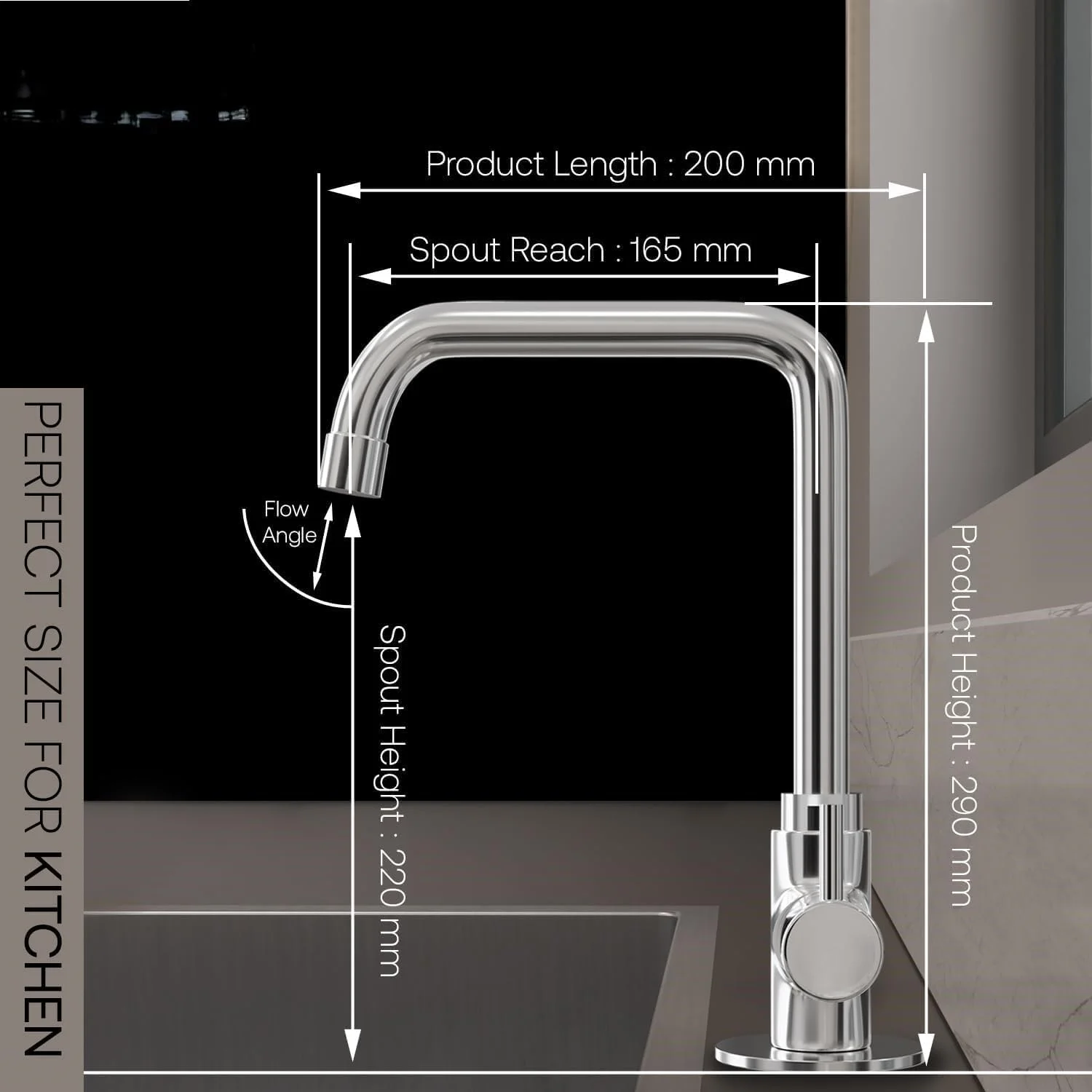 شیر آشپزخانه، شیر سینک آشپزخانه با خروجی چرخان 360 درجه بدون سرب، شیر مخلوط کن آب سرد و گرم تک اهرمی برای استفاده در آشپزخانه/بار/RV/فضای باز، کروم براق. (ALIM) شیر آشپزخانه، شیر سینک آشپزخانه با خروجی چرخان 360 درجه بدون سرب، شیر مخلوط کن آب سرد و گرم تک اهرمی برای استفاده در آشپزخانه/بار/RV/فضای باز، کروم براق. (ALIM)