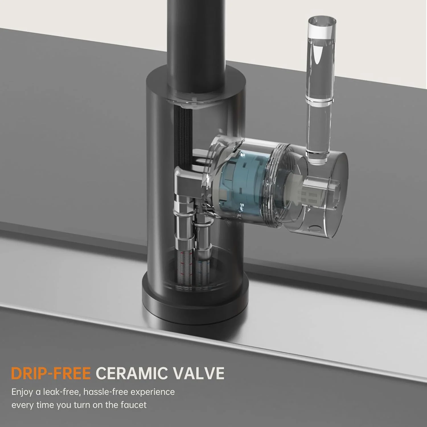 شیر آشپزخانه مشکی APPASO، شیر سینک آشپزخانه چرخان 360 درجه با اسپری بیرون کشویی 3 حالته، شیرآلات سینک ظرفشویی استیل ضد زنگ برای آشپزخانه، مشکی مات شیر آشپزخانه مشکی APPASO، شیر سینک آشپزخانه چرخان 360 درجه با اسپری بیرون کشویی 3 حالته، شیرآلات سینک ظرفشویی استیل ضد زنگ برای آشپزخانه، مشکی مات