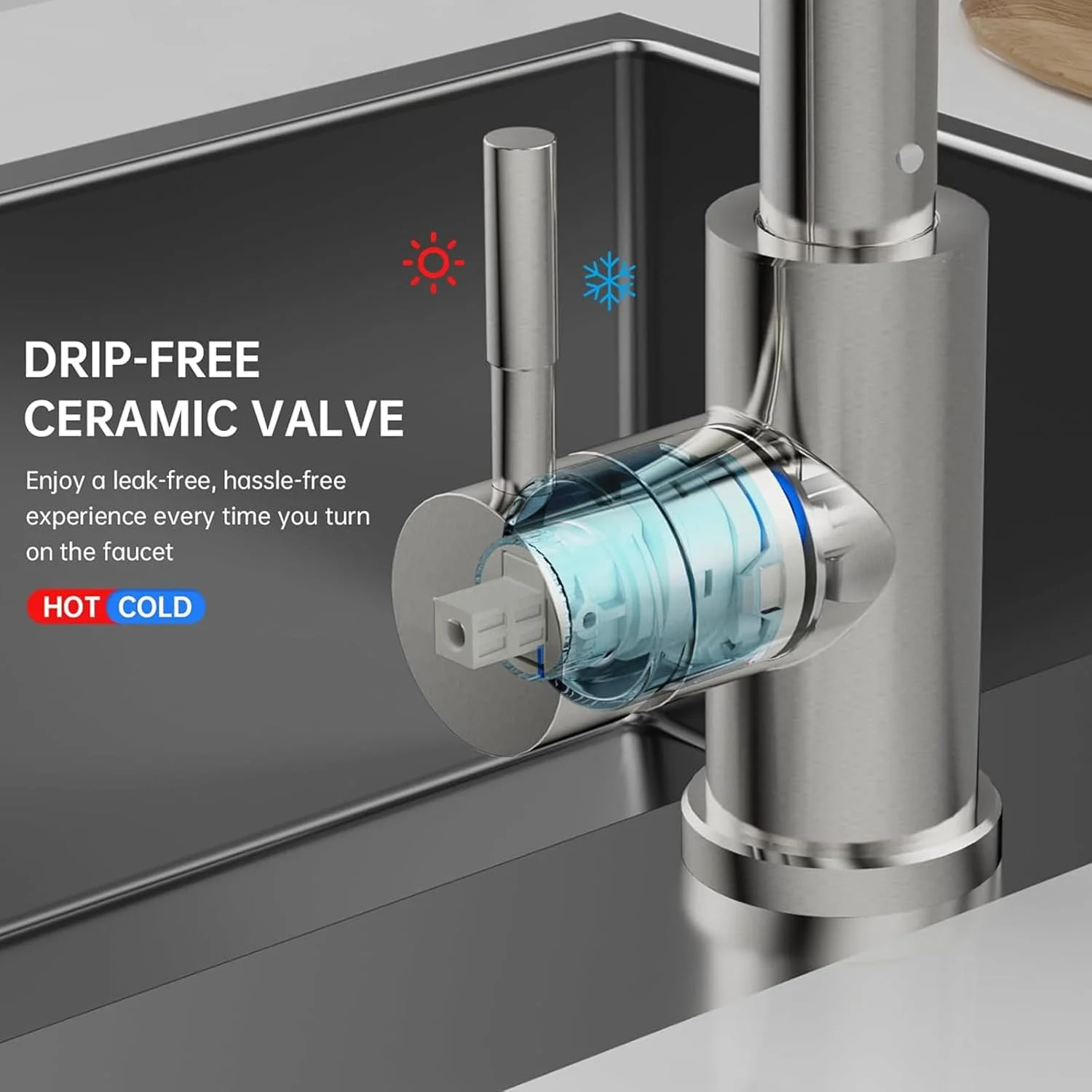 شیر آشپزخانه Yoawllty، شیر مخلوط کن آشپزخانه با اسپری کشویی، شیر مخلوط کن سینک آشپزخانه آب سرد و گرم با 2 حالت، شیر مخلوط کن استیل ضد زنگ مدرن تک دسته با قوس بلند برای سینک شیر آشپزخانه Yoawllty، شیر مخلوط کن آشپزخانه با اسپری کشویی، شیر مخلوط کن سینک آشپزخانه آب سرد و گرم با 2 حالت، شیر مخلوط کن استیل ضد زنگ مدرن تک دسته با قوس بلند برای سینک