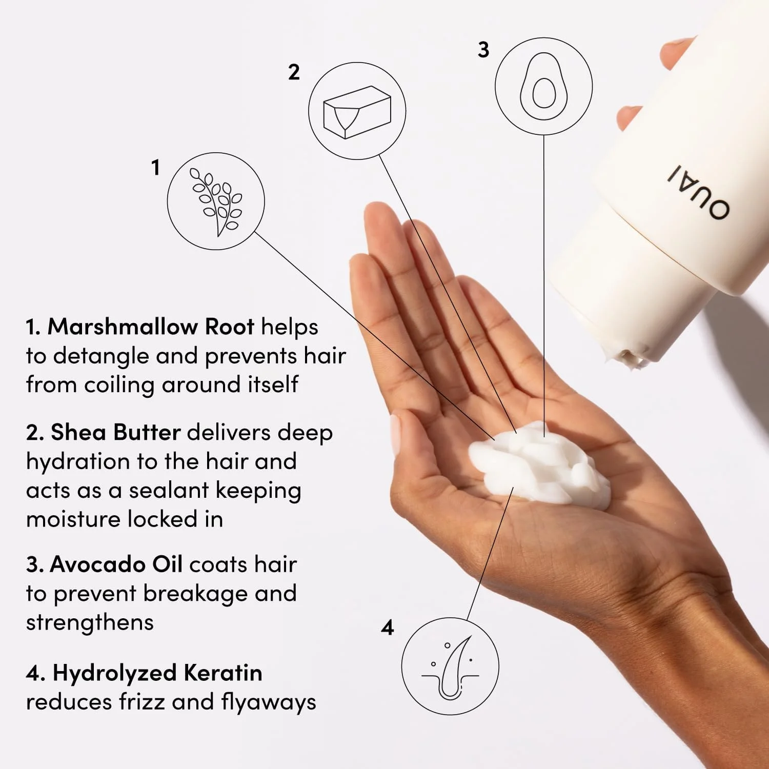 نرم کننده موهای ضخیم Ouai. کراتین تقویت کننده، ریشه گل ختمی، کره شی و روغن آووکادو موهای خشک و ضخیم را تغذیه کرده و وز را آرام می کند. فاقد پارابن، سولفات و فتالات (300 میلی لیتر) نرم کننده موهای ضخیم Ouai. کراتین تقویت کننده، ریشه گل ختمی، کره شی و روغن آووکادو موهای خشک و ضخیم را تغذیه کرده و وز را آرام می کند. فاقد پارابن، سولفات و فتالات (300 میلی لیتر)