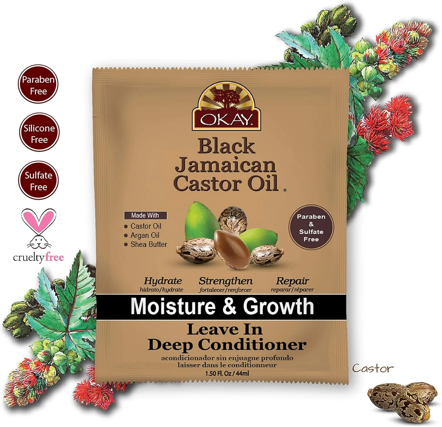 نرم کننده موی سر بدون نیاز به آبکشی روغن کرچک سیاه جامائیکایی اوکی پیور نچرالز | 37 میلی لیتر | حاوی شی باتر و روغن آرگان | فاقد پارابن و سیلیکون | آبرسان، تقویت کننده و ترمیم کننده | مناسب برای انواع مو نرم کننده موی سر بدون نیاز به آبکشی روغن کرچک سیاه جامائیکایی اوکی پیور نچرالز | 37 میلی لیتر | حاوی شی باتر و روغن آرگان | فاقد پارابن و سیلیکون | آبرسان، تقویت کننده و ترمیم کننده | مناسب برای انواع مو