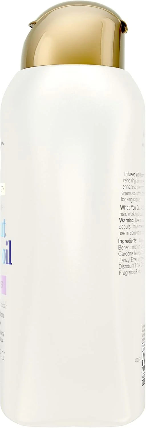 نرم کننده مو روغن نارگیل معجزه گر OGX Damage Remedy (375 میلی لیتر)، مراقبت مغذی از مو الهام گرفته از طبیعت با روغن نارگیل برای کمک به درخشش و ترمیم موهای بسیار خشک و آسیب دیده نرم کننده مو روغن نارگیل معجزه گر OGX Damage Remedy (375 میلی لیتر)، مراقبت مغذی از مو الهام گرفته از طبیعت با روغن نارگیل برای کمک به درخشش و ترمیم موهای بسیار خشک و آسیب دیده