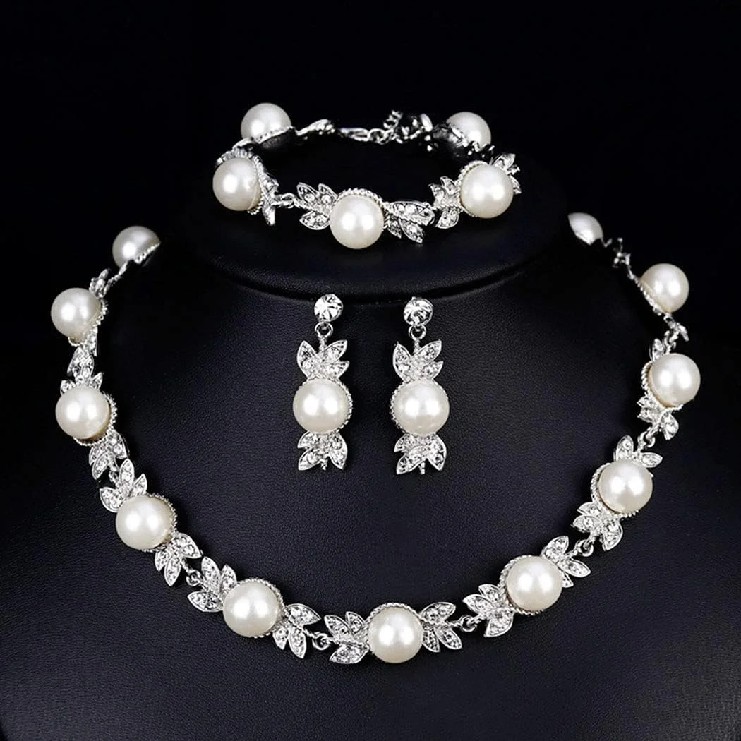 ست گردنبند مروارید عروسی اکسفور، جواهرات نقره ای جشن، جواهرات مروارید و نگین بدلیجات، لوازم جانبی رسمی زنانه، جواهرات ساقدوش عروس جذاب، جواهرات عروسی بی انتها، ست جواهرات برای زنان و دختران ست گردنبند مروارید عروسی اکسفور، جواهرات نقره ای جشن، جواهرات مروارید و نگین بدلیجات، لوازم جانبی رسمی زنانه، جواهرات ساقدوش عروس جذاب، جواهرات عروسی بی انتها، ست جواهرات برای زنان و دختران