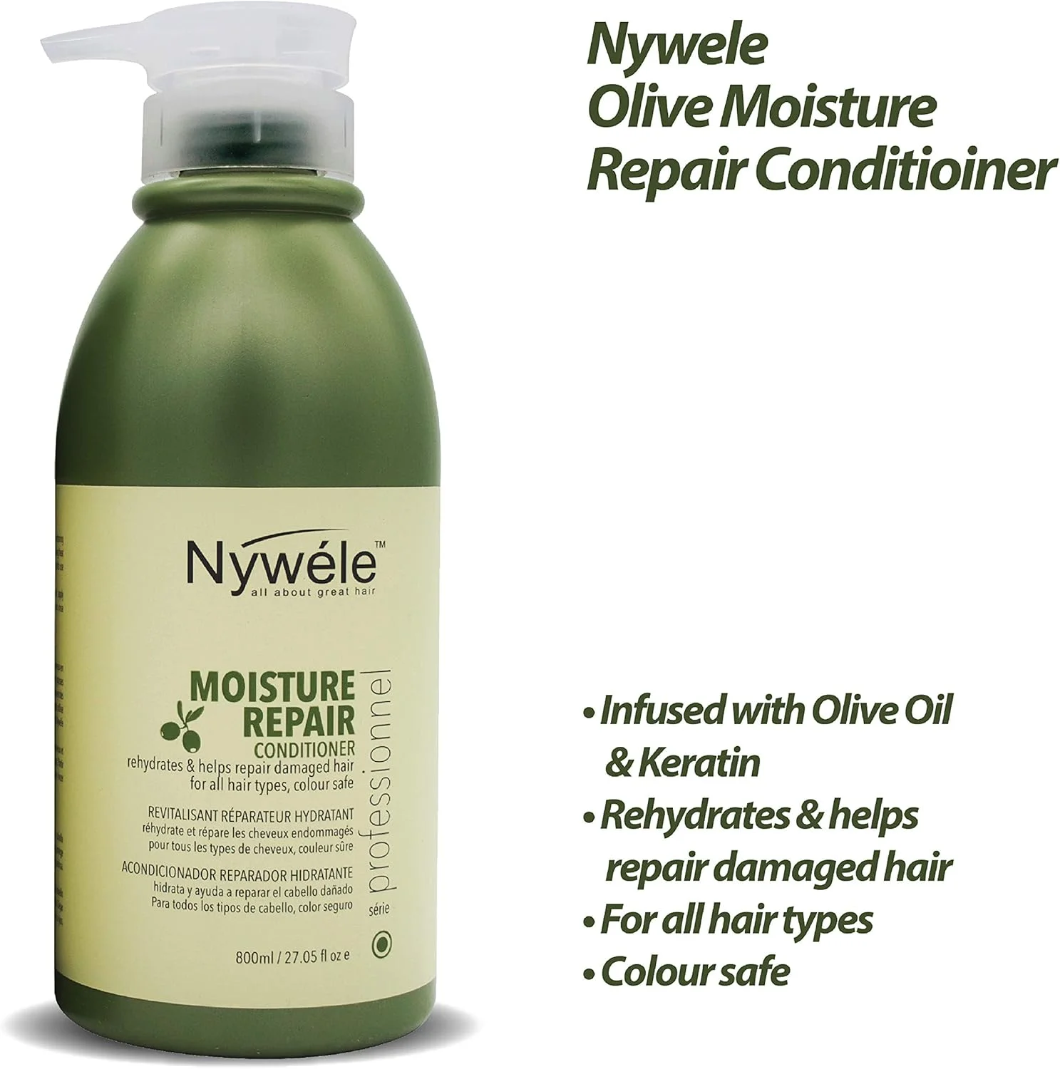 نرم کننده ترمیم کننده موی سر نایول پروفشنال، حجم 800 میلی لیتر (مخصوص موهای آسیب دیده در اثر مواد شیمیایی - محافظ رنگ) نرم کننده ترمیم کننده موی سر نایول پروفشنال، حجم 800 میلی لیتر (مخصوص موهای آسیب دیده در اثر مواد شیمیایی - محافظ رنگ)