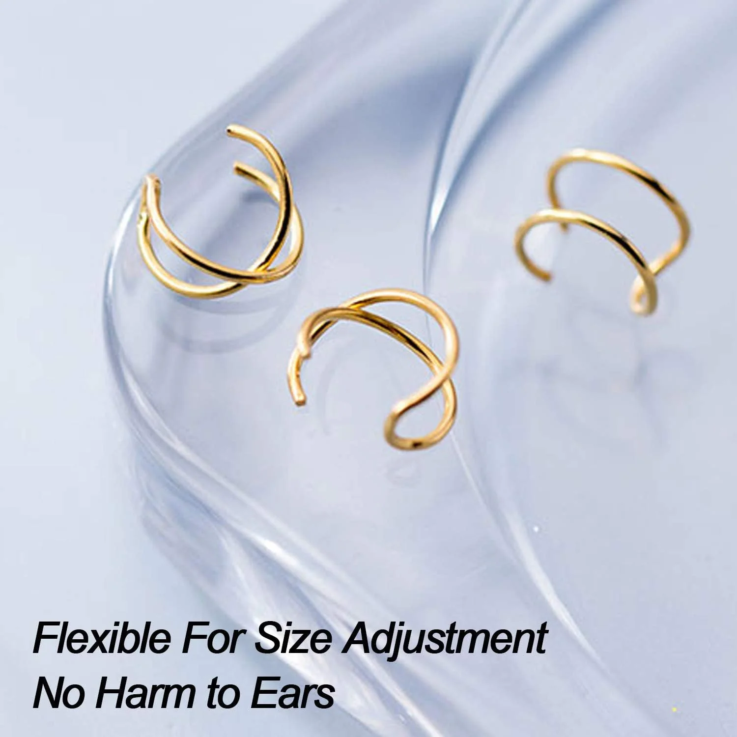 ست گوشواره های بدون سوراخ اکسفور، طلای 14 عیار، حلقه های هلیکس قابل تنظیم برای مردان و زنان، جواهرات مینیمالیستی گیره ای غضروفی، هدیه ای ایده آل برای روز ولنتاین ست گوشواره های بدون سوراخ اکسفور، طلای 14 عیار، حلقه های هلیکس قابل تنظیم برای مردان و زنان، جواهرات مینیمالیستی گیره ای غضروفی، هدیه ای ایده آل برای روز ولنتاین