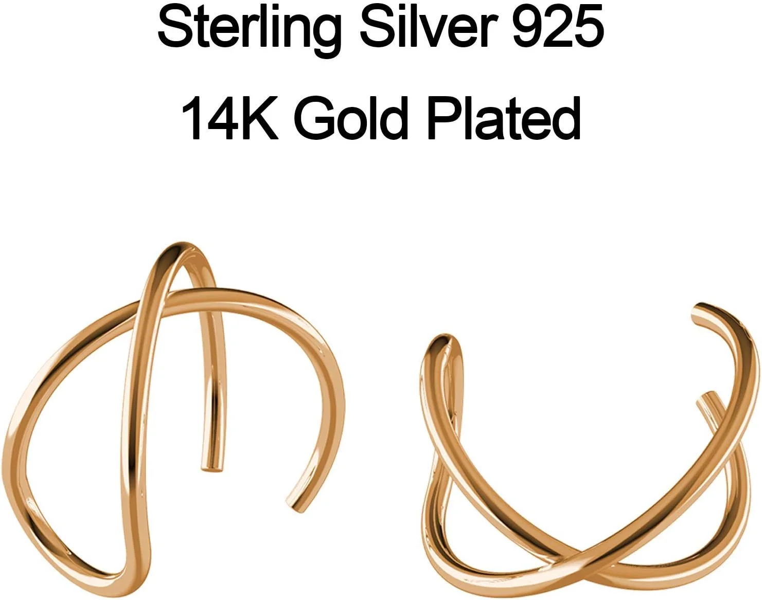 ست گوشواره های بدون سوراخ اکسفور، طلای 14 عیار، حلقه های هلیکس قابل تنظیم برای مردان و زنان، جواهرات مینیمالیستی گیره ای غضروفی، هدیه ای ایده آل برای روز ولنتاین ست گوشواره های بدون سوراخ اکسفور، طلای 14 عیار، حلقه های هلیکس قابل تنظیم برای مردان و زنان، جواهرات مینیمالیستی گیره ای غضروفی، هدیه ای ایده آل برای روز ولنتاین