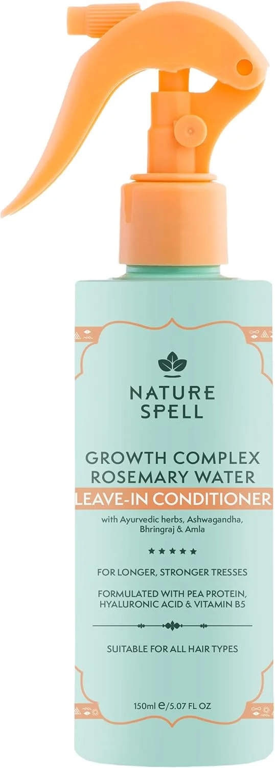 اسپری نرم کننده مو حاوی آب رزماری نیچر سپل - تقویت کننده رشد مو، محافظت از مو در برابر حرارت، باز کننده گره مو، صاف کننده و درخشان کننده مو با گیاهان آیورودا مناسب برای انواع مو 150 میلی لیتر اسپری نرم کننده مو حاوی آب رزماری نیچر سپل - تقویت کننده رشد مو، محافظت از مو در برابر حرارت، باز کننده گره مو، صاف کننده و درخشان کننده مو با گیاهان آیورودا مناسب برای انواع مو 150 میلی لیتر