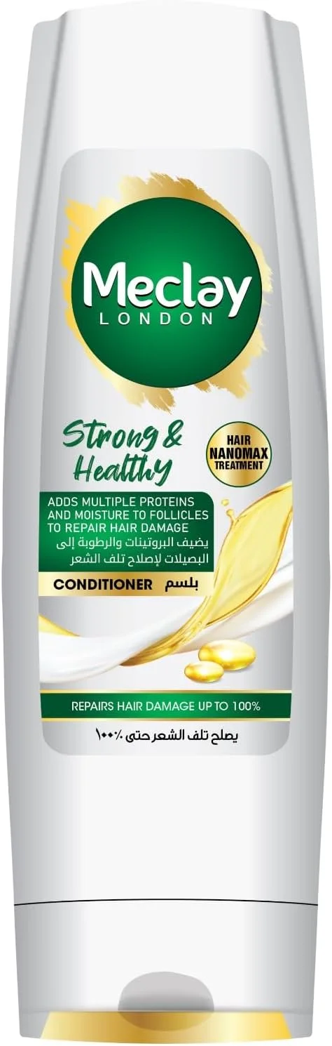 نرم کننده موی سر بدون سولفات قوی و سالم Meclay London حجم 180 میلی لیتر نرم کننده موی سر بدون سولفات قوی و سالم Meclay London حجم 180 میلی لیتر