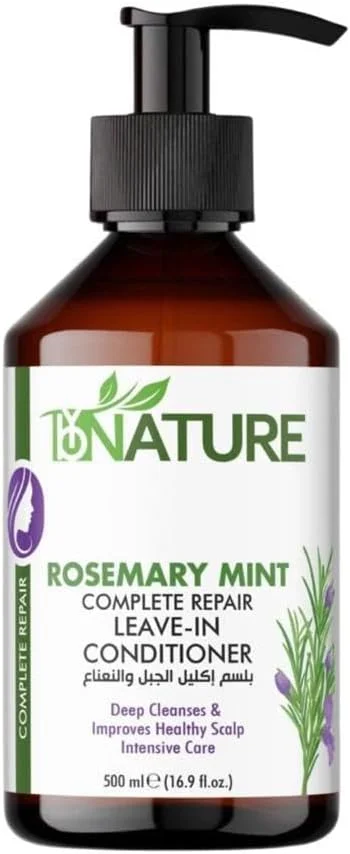 نرم کننده مو بدون نیاز به آبکشی کامل رزماری و نعناع بای نیچر 500 میلی لیتر – عصاره رزماری برای آبرسانی، ترمیم و تغذیه مو - فاقد پارابن و سیلیکون (مناسب انواع مو) نرم کننده مو بدون نیاز به آبکشی کامل رزماری و نعناع بای نیچر 500 میلی لیتر – عصاره رزماری برای آبرسانی، ترمیم و تغذیه مو - فاقد پارابن و سیلیکون (مناسب انواع مو)
