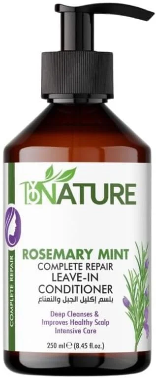 نرم کننده موی سر رزماری و نعناع بای نیچر، ترمیم کننده کامل، 250 میلی لیتر - حاوی عصاره رزماری برای آبرسانی، ترمیم و تغذیه مو - فاقد پارابن و سیلیکون (مناسب انواع مو) نرم کننده موی سر رزماری و نعناع بای نیچر، ترمیم کننده کامل، 250 میلی لیتر - حاوی عصاره رزماری برای آبرسانی، ترمیم و تغذیه مو - فاقد پارابن و سیلیکون (مناسب انواع مو)