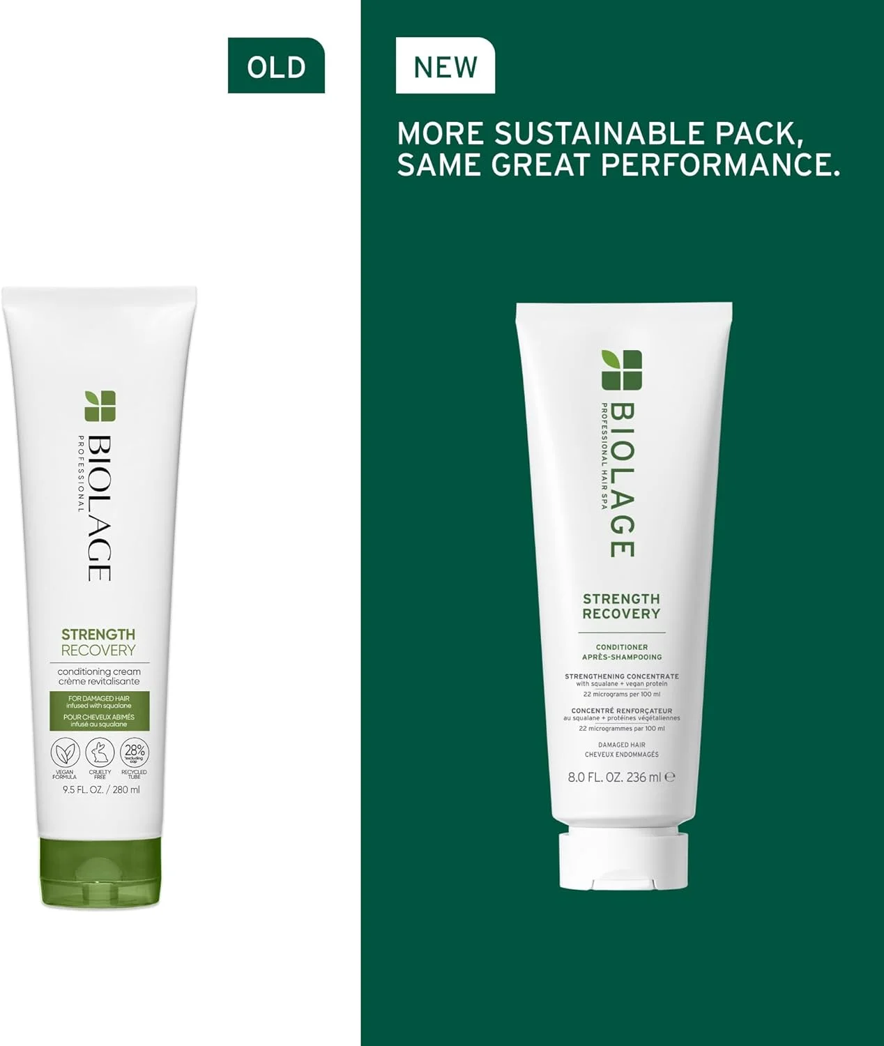 کرم نرم کننده موهای آسیب دیده Biolage Strength Recovery کرم نرم کننده موهای آسیب دیده Biolage Strength Recovery