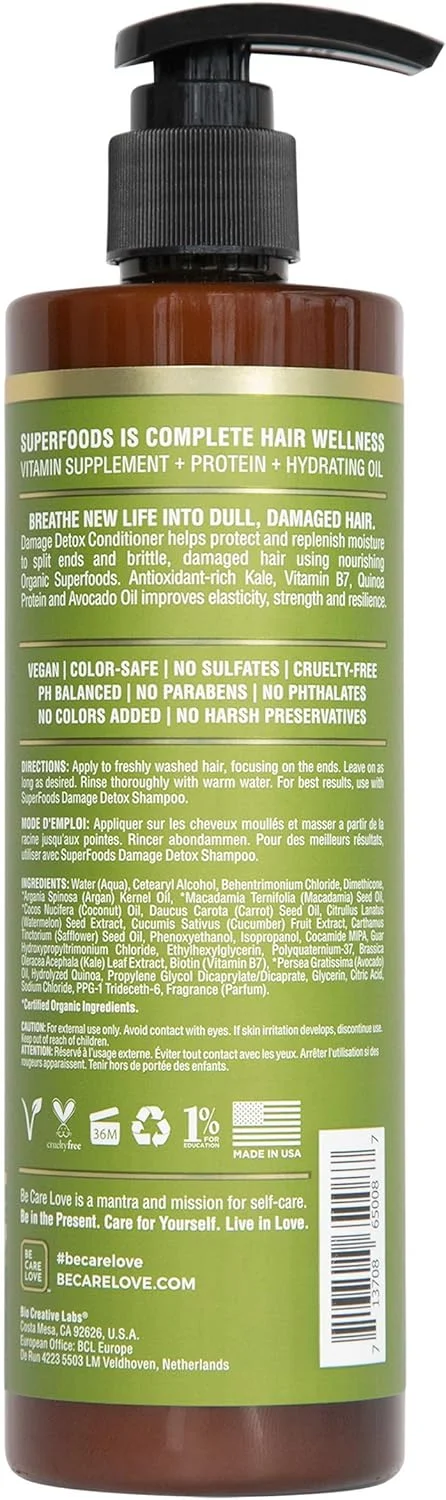 نرم کننده محافظ رنگ مو بی سی ال اسپا، حاوی سوپرفودها و کلم پیچ، 355 میلی لیتر نرم کننده محافظ رنگ مو بی سی ال اسپا، حاوی سوپرفودها و کلم پیچ، 355 میلی لیتر