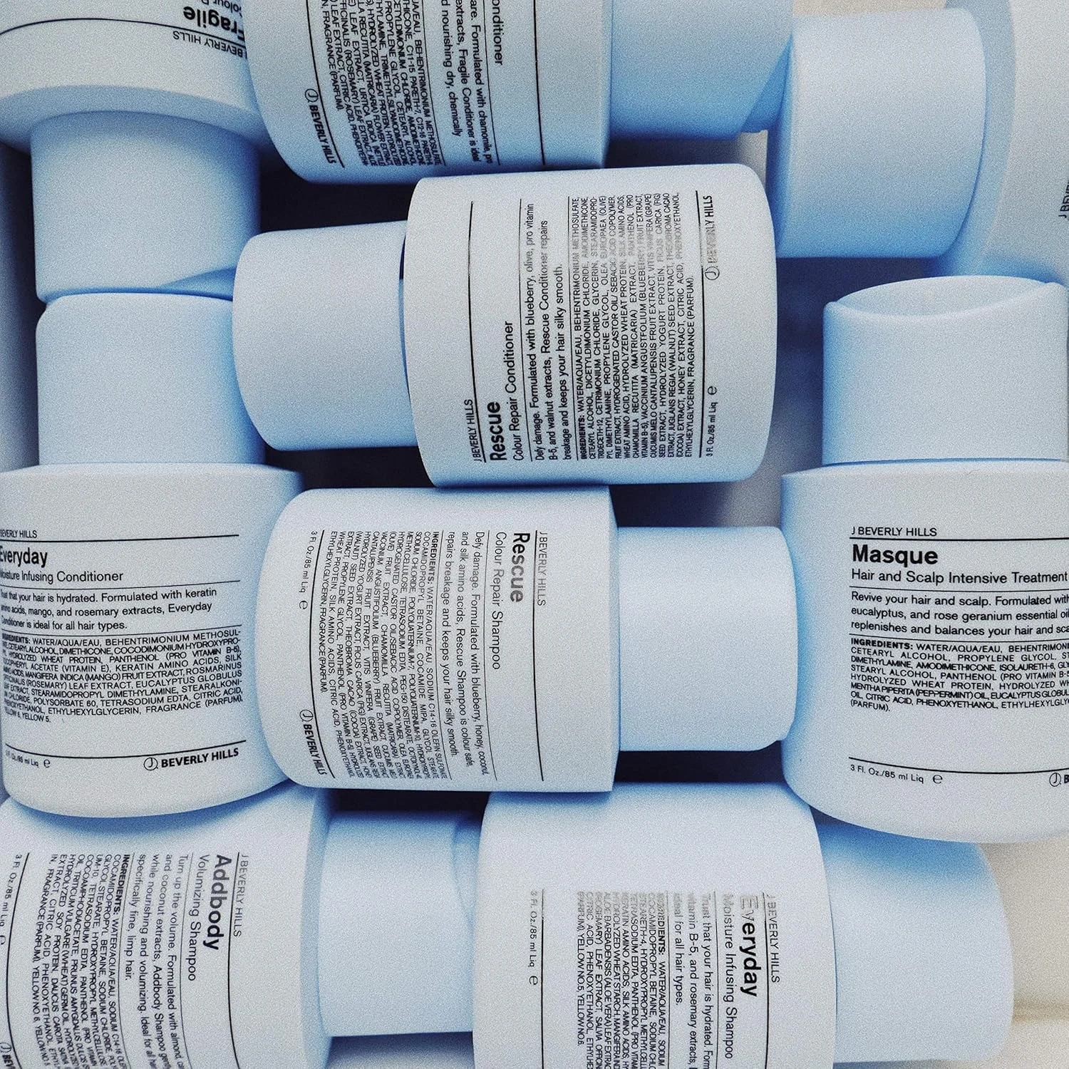 نرم کننده ترمیم کننده و محافظ رنگ مو جی بورلی هیلز مدل Blue Rescue، حجم 85 گرم نرم کننده ترمیم کننده و محافظ رنگ مو جی بورلی هیلز مدل Blue Rescue، حجم 85 گرم