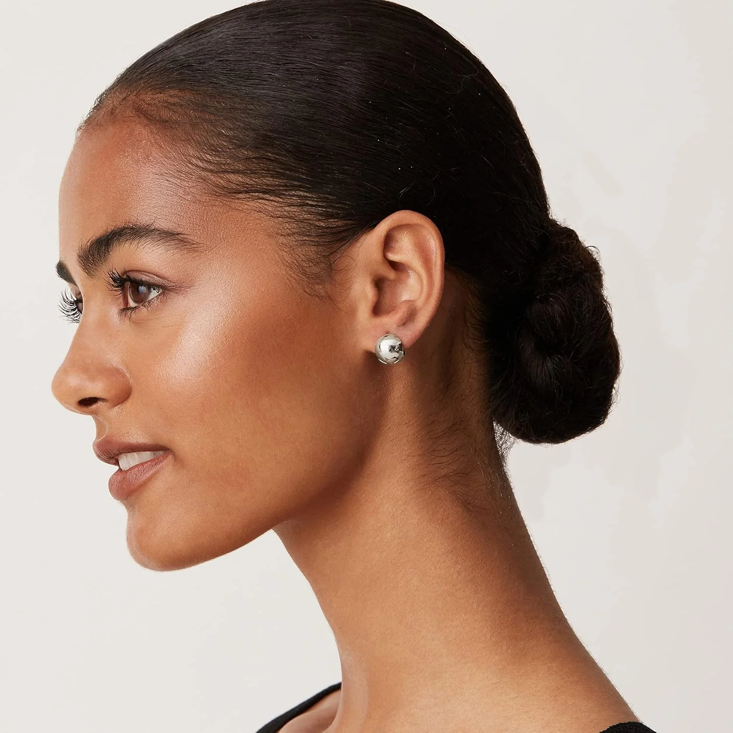 گوشواره های حلقه ای کوچک پاوی با روکش طلای 14 عیار و پایه نقره استرلینگ 925 | گوشواره های مینی حلقه ای زنانه | حلقه های کوچک با روکش طلا