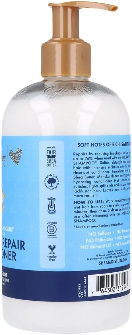 نرم کننده مو شی مویسچر، عسل مانوکا و ماست، آبرسان و ترمیم کننده، 380 میلی لیتر