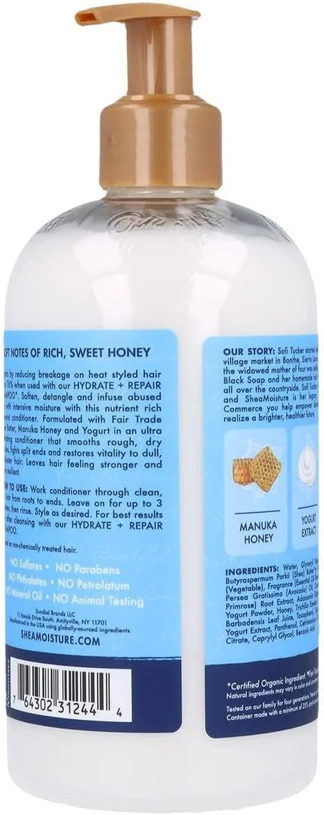 نرم کننده مو شی مویسچر، عسل مانوکا و ماست، آبرسان و ترمیم کننده، 380 میلی لیتر
