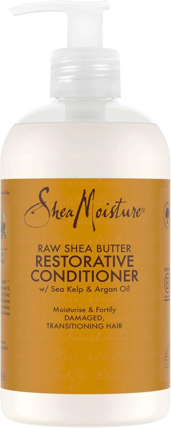 نرم کننده ترمیم کننده شی باتر خامه ای Shea Moisture، بدون سیلیکون و سولفات، مناسب موهای آسیب دیده و در حال تغییر حالت، 384 میلی لیتر