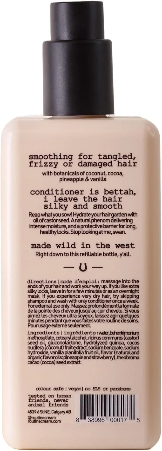 نرم کننده موی عمیق روتین برای زنان و مردان - 350 میلی لیتر | نرم کننده ملایم برای انواع مو | نرم کننده مرطوب کننده معطر سایز مسافرتی | نرم کننده دِ کت لیدی