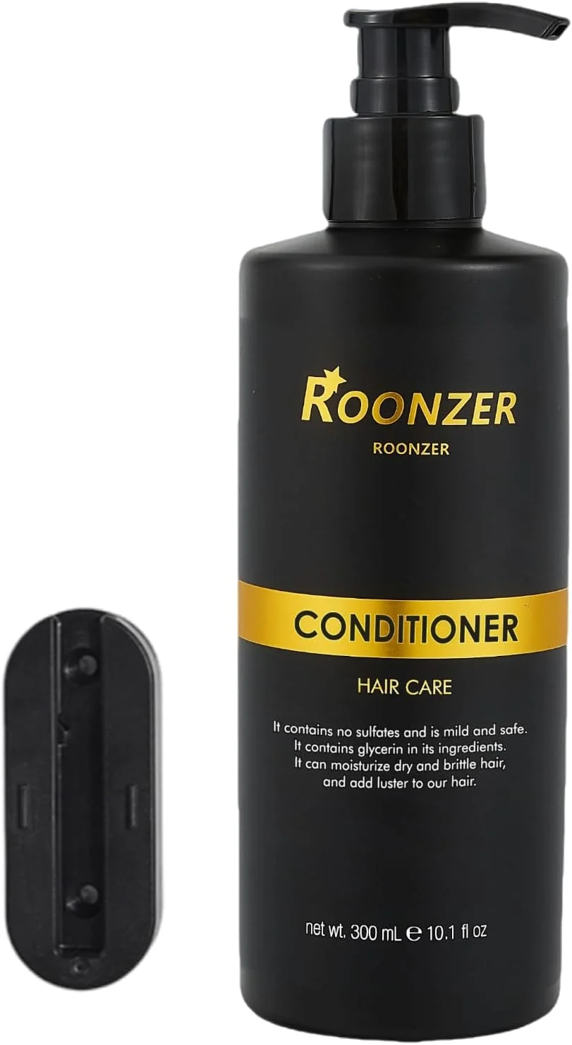 نرم کننده مو رونزر مجهز به براکت، مناسب برای موهای خشک، رطوبت رسان، مرطوب کننده موهای خشک و آسیب دیده، افزایش نرمی و درخشندگی، نرم کننده مو مردانه و زنانه 300 میلی لیتر