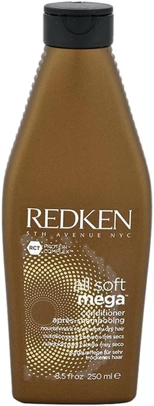 نرم کننده مو رِدکِن | آل سافت مگا | حاوی آلوئه ورا | مناسب موهای به شدت خشک | آبرسان و نرم کننده 250 میلی لیتر