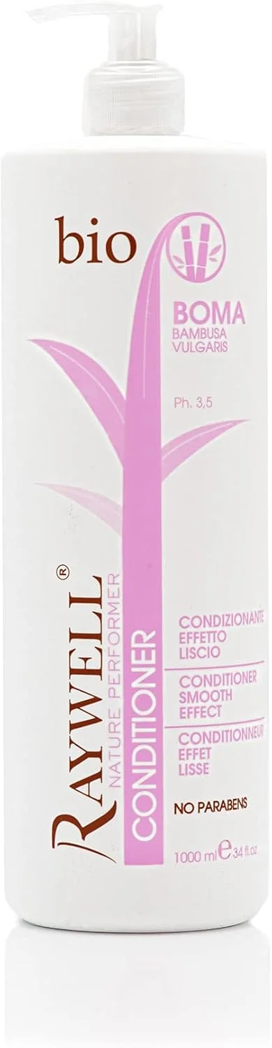 نرم کننده مو ریول بوما با اثر صاف کننده 1000 میلی لیتر - نرم کننده بدون سیلیکون برای درخشندگی و لطافت، مراقبت از موهای خشک و آسیب دیده، مراقبت از مو برای رطوبت رسانی عمیق، کیفیت آرایشگاهی