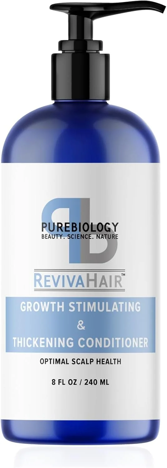 نرم کننده تقویت کننده موی پریمیوم Pure Biology با بیوتین، کراتین، روغن آرگان و کمپلکس ضد ریزش مو، درمان عمقی موهای آسیب دیده، خشک و رنگ شده برای آقایان و بانوان، بدون سولفات