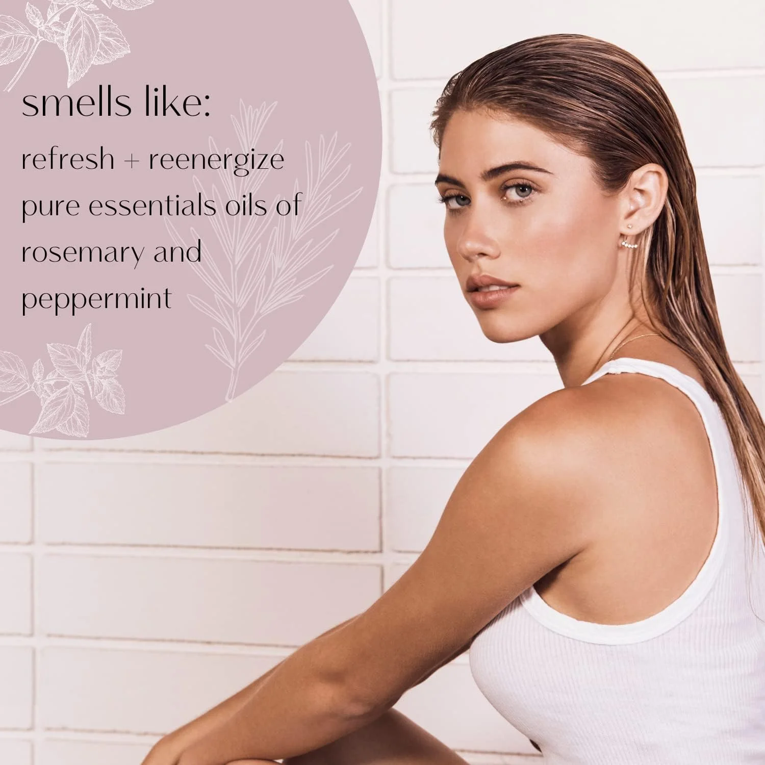 نرم کننده حجم دهنده موهای نازک Prive Amp Up - نرم کننده مو بدون سولفات برای آقایان و بانوان - فرمول وگان و ایمن برای موهای رنگ شده با عصاره بامبو، چای سبز و آکای - رطوبت رسانی سبک (355 میلی لیتر)