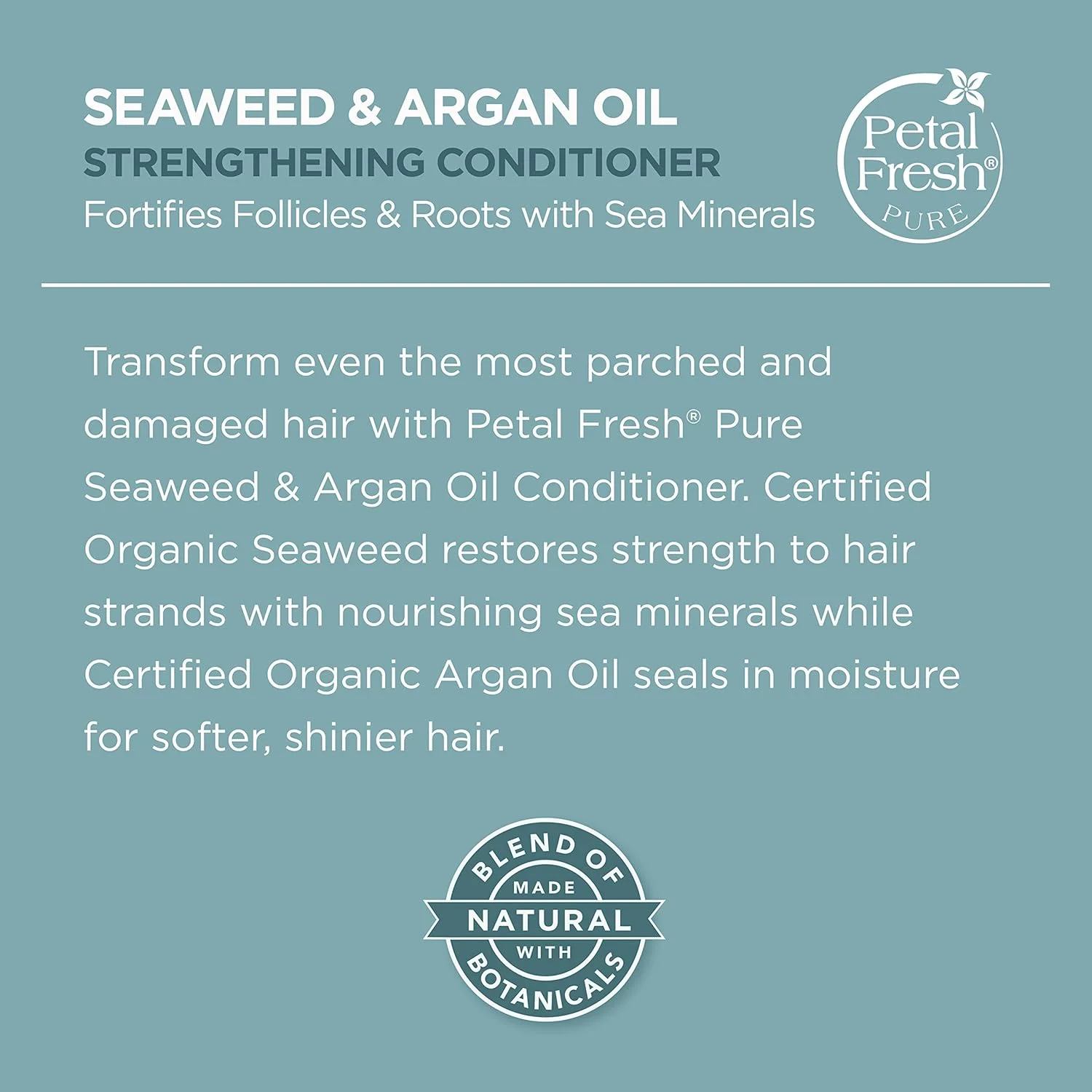 نرم کننده تقویت کننده مو پتال فرش با عصاره جلبک دریایی و روغن آرگان ۴۷۵ میلی لیتر